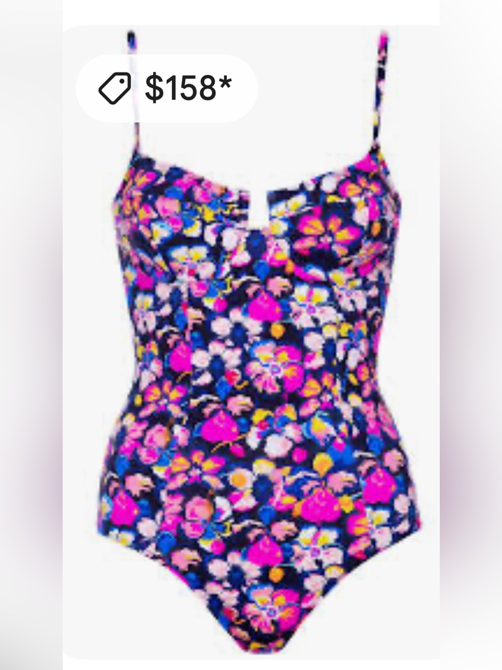 Vetchy Montego Underwire Orchid Swimsuit Size L